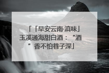 「早安云南·滇味」玉溪通海甜白酒：“酒”香不怕巷子深