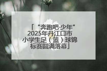 “奔跑吧·少年”2025年丹江口市小学生足（篮）球锦标赛圆满落幕