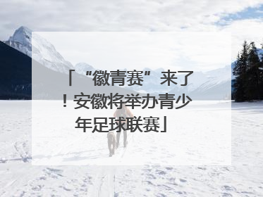 “徽青赛”来了！安徽将举办青少年足球联赛