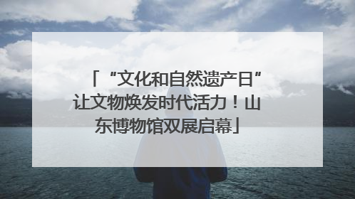 “文化和自然遗产日”让文物焕发时代活力！山东博物馆双展启幕