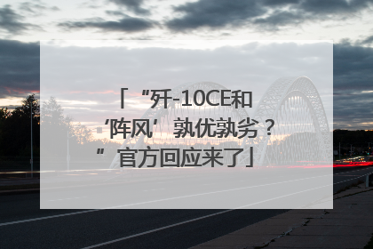 “歼-10CE和‘阵风’孰优孰劣？”官方回应来了