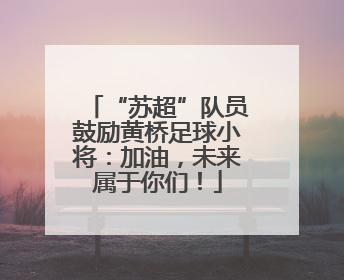 “苏超”队员鼓励黄桥足球小将：加油，未来属于你们！