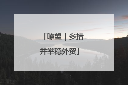 瞭望｜多措并举稳外贸