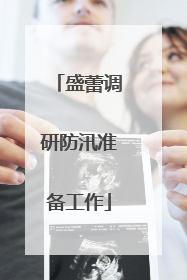 盛蕾调研防汛准备工作