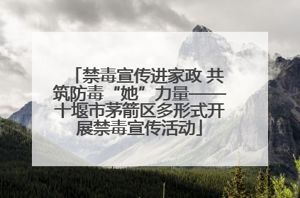 禁毒宣传进家政 共筑防毒“她”力量——十堰市茅箭区多形式开展禁毒宣传活动