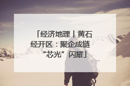 经济地理丨黄石经开区：聚企成链“芯光”闪耀