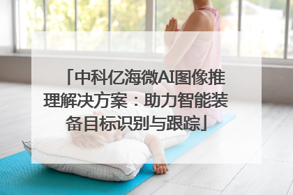 中科亿海微AI图像推理解决方案：助力智能装备目标识别与跟踪
