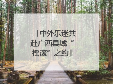 中外乐迷共赴广西县域“摇滚”之约
