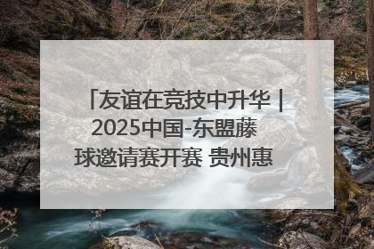 友谊在竞技中升华｜2025中国-东盟藤球邀请赛开赛 贵州惠水燃动“空中芭蕾”