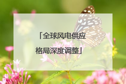 全球风电供应格局深度调整