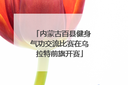 内蒙古百县健身气功交流比赛在乌拉特前旗开赛
