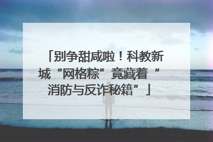 别争甜咸啦！科教新城“网格粽”竟藏着“消防与反诈秘籍”
