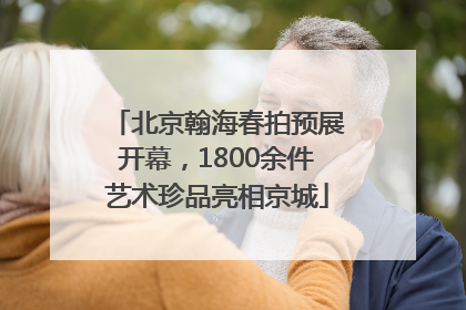 北京翰海春拍预展开幕，1800余件艺术珍品亮相京城