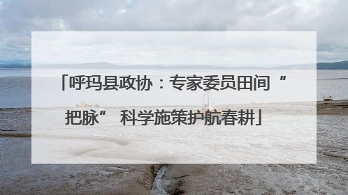呼玛县政协：专家委员田间“把脉” 科学施策护航春耕