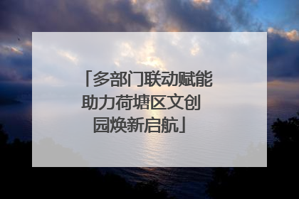 多部门联动赋能 助力荷塘区文创园焕新启航