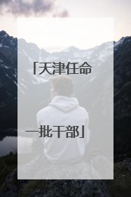 天津任命一批干部