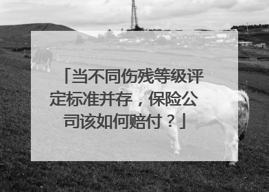 当不同伤残等级评定标准并存，保险公司该如何赔付？