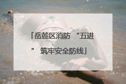 岳麓区消防 “五进” 筑牢安全防线