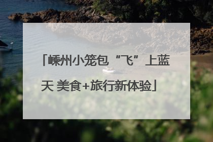 嵊州小笼包“飞”上蓝天 美食+旅行新体验