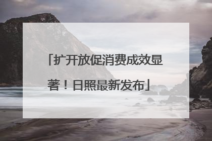 扩开放促消费成效显著！日照最新发布