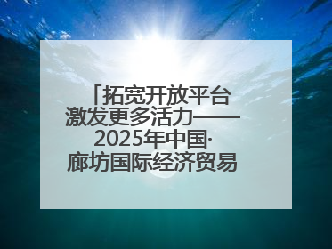 拓宽开放平台 激发更多活力——2025年中国·廊坊国际经济贸易洽谈会观察