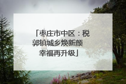 枣庄市中区：税郭镇城乡焕新颜 幸福再升级