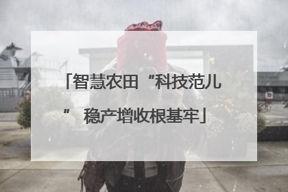 智慧农田“科技范儿” 稳产增收根基牢