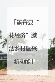 景谷县“花经济”激活乡村振兴新动能
