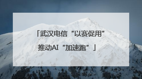 武汉电信“以赛促用”推动AI“加速跑”