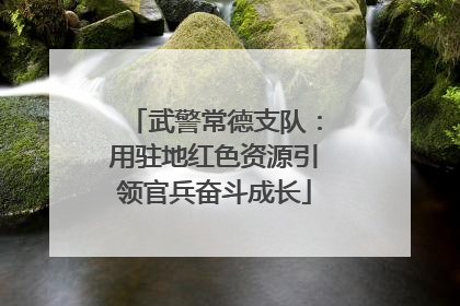 武警常德支队：用驻地红色资源引领官兵奋斗成长