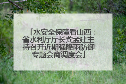水安全保障看山西：省水利厅厅长龚孟建主持召开近期强降雨防御专题会商调度会