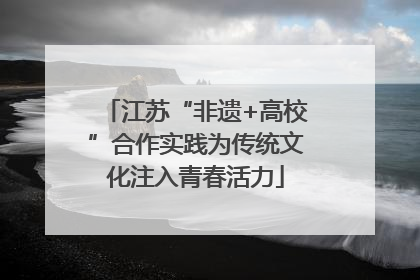 江苏“非遗+高校”合作实践为传统文化注入青春活力
