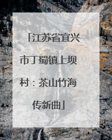 江苏省宜兴市丁蜀镇上坝村：茶山竹海传新曲