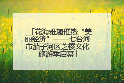 花海雅趣催热“美丽经济”——七台河市茄子河区芝樱文化旅游季启幕
