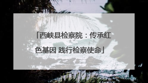 西峡县检察院：传承红色基因 践行检察使命