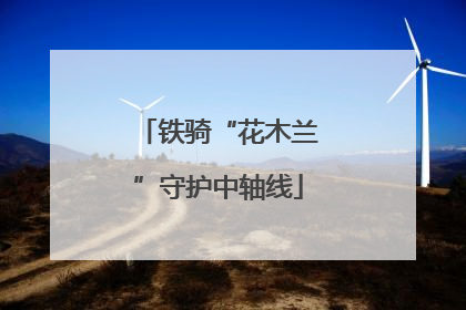 铁骑“花木兰”守护中轴线