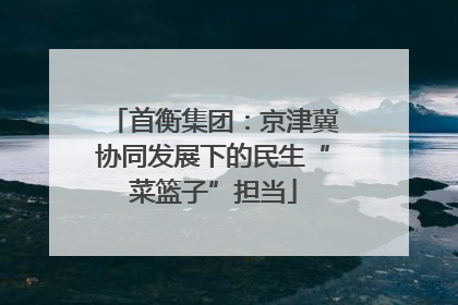首衡集团：京津冀协同发展下的民生“菜篮子”担当