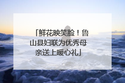 鲜花映笑脸！鲁山县妇联为优秀母亲送上暖心礼