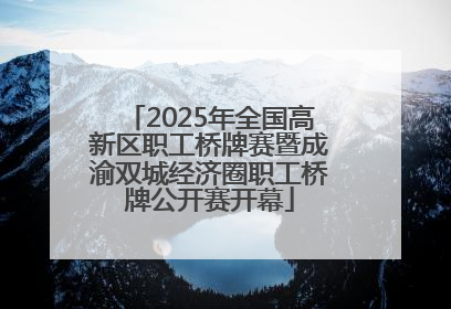 2025年全国高新区职工桥牌赛暨成渝双城经济圈职工桥牌公开赛开幕