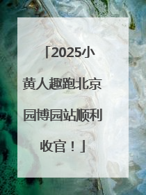 2025小黄人趣跑北京园博园站顺利收官！