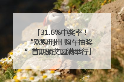 31.6%中奖率！“欢购荆州 购车抽奖”首期颁奖圆满举行